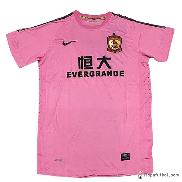 Camiseta Evergrande Edición Conmemorativa Replica Segunda Ropa 2018/19 Rosa